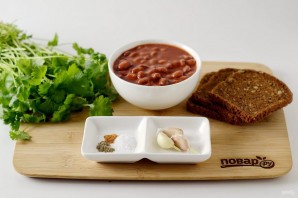 Салат из консервированной красной фасоли