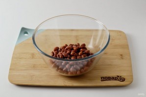 Салат из консервированной красной фасоли