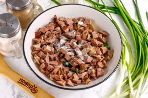 Салат из свиного сердца