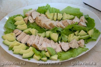 Салат Кобб с курицей