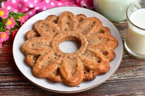 Шоколадно-овсяный кекс