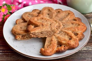 Шоколадно-овсяный кекс