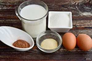 Шоколадное суфле без выпечки