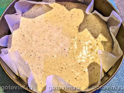 Торт из фасоли и орехов с кремом из рикотты и апельсиновым курдом Торт из фасоли и орехов с кремом из рикотты и апельсиновым курдом