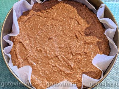 Торт из фасоли и орехов с кремом из рикотты и апельсиновым курдом Торт из фасоли и орехов с кремом из рикотты и апельсиновым курдом