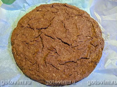 Торт из фасоли и орехов с кремом из рикотты и апельсиновым курдом Торт из фасоли и орехов с кремом из рикотты и апельсиновым курдом