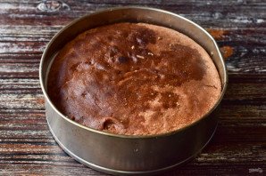 Торт с суфле и бисквитом