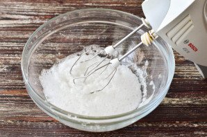 Торт с суфле и бисквитом