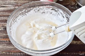 Торт с суфле и бисквитом