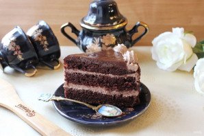 Торт "Шоколадный бархат"