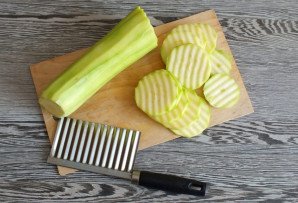 Треска с кабачками в духовке