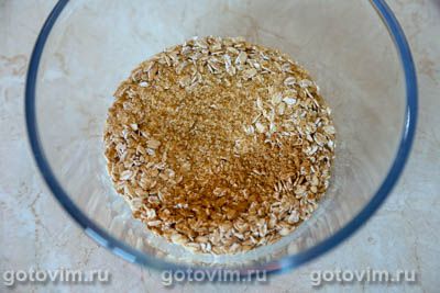 Тыквенная гранола с мёдом, корицей и орехами Тыквенная гранола с мёдом, корицей и орехами