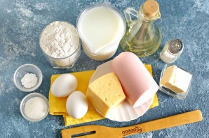 Закусочные рулетики из блинов