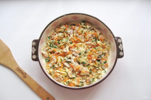 Заливной пирог с индейкой