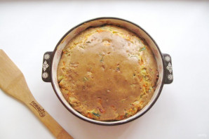 Заливной пирог с индейкой