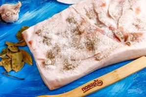 Засолка сала