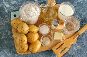 Жареные пирожки с картошкой