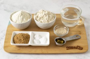 Бездрожжевой хлеб с отрубями