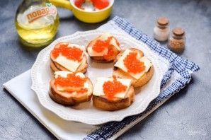 Бутерброды с икрой