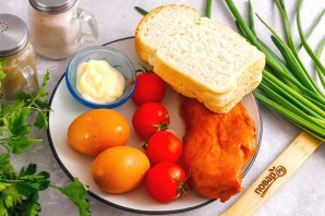 Бутерброды с копченой курицей