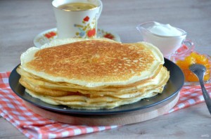 Царские блины на дрожжах и молоке