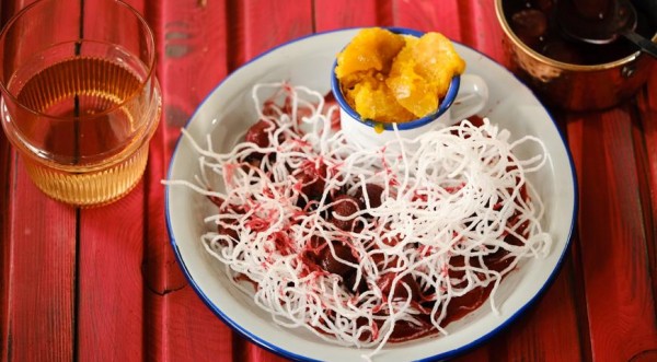 Десерт-сюрприз из фунчозы, пошаговый рецепт с фото Десерт-сюрприз из фунчозы, пошаговый рецепт с фото