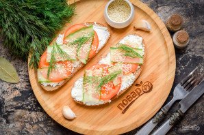 Диетические бутерброды на завтрак Диетические бутерброды на завтрак