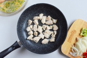 Фриттата с курицей