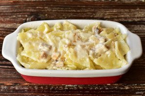 Капустная запеканка с грибами Капустная запеканка с грибами