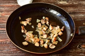 Капустная запеканка с грибами Капустная запеканка с грибами