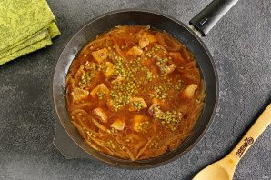 Каша с машем, рисом и мясом