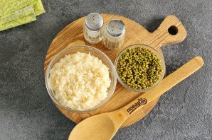 Каша с машем, рисом и мясом