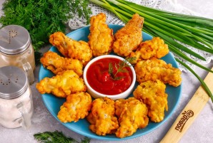 Курица в кляре и кисло-сладком соусе