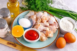 Курица в кляре и кисло-сладком соусе