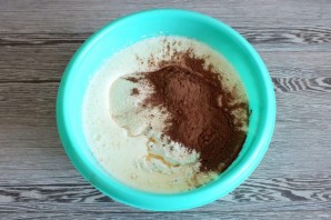 Манник с творожными шариками