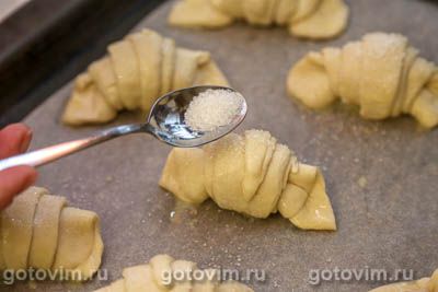 Масляные круассаны из готового теста Масляные круассаны из готового теста