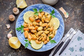 Мидии на пару Мидии на пару