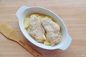 Мясо по-французски из свиной корейки