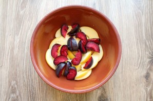 Мясо запеченное с фруктами