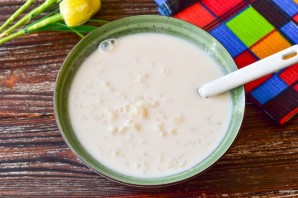 Молочный рисовый суп в мультиварке Молочный рисовый суп в мультиварке