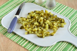 "Оливье" с телятиной