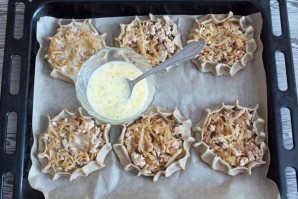 Перепечи с капустой и фаршем