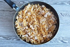 Перепечи с капустой и фаршем