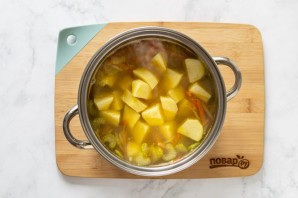 Постный суп из маша