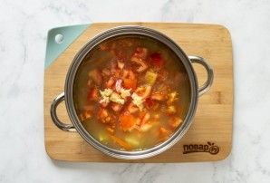 Постный суп из маша