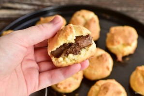 Профитроли с куриной печенью