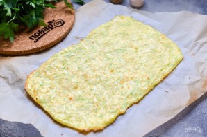 Рулет из кабачков с ветчиной и сыром Рулет из кабачков с ветчиной и сыром