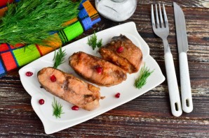 Рыба в гранатовом соусе