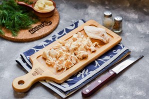 Салат из курицы с кукурузой Салат из курицы с кукурузой