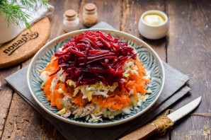 Салат "Мясо в тулупе" Салат "Мясо в тулупе"